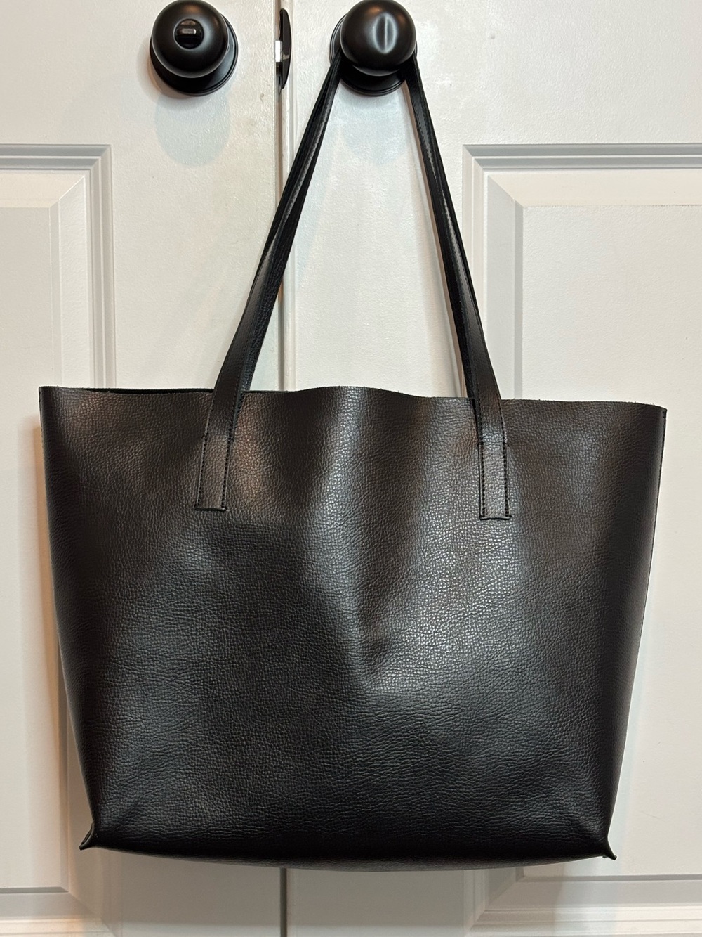 Mark & Graham Everyday Italian Pebbled Leather Large Tote Bag
